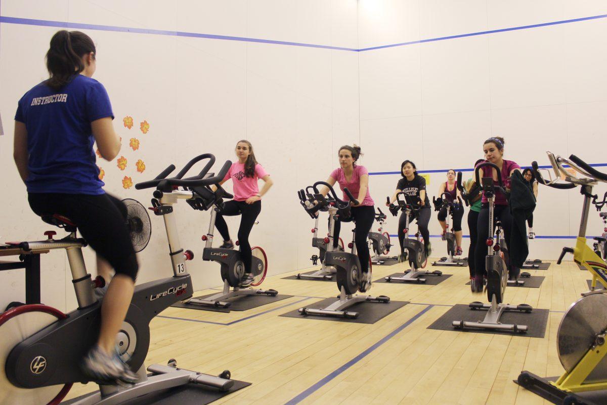 Spin Coast to Coast initiative encourages student participation in fitness classes