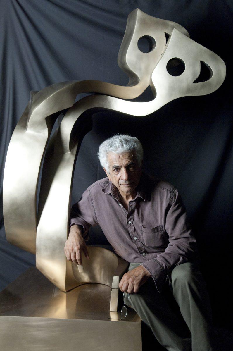 Parviz Tanavoli exhibition draws crowd, ￼￼￼￼media attention at Davis Museum spring opening