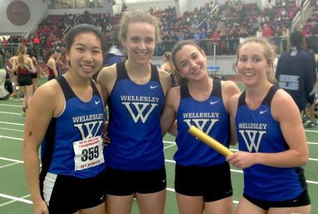 Blue track  & field sets new standards at New England Indoor Championships