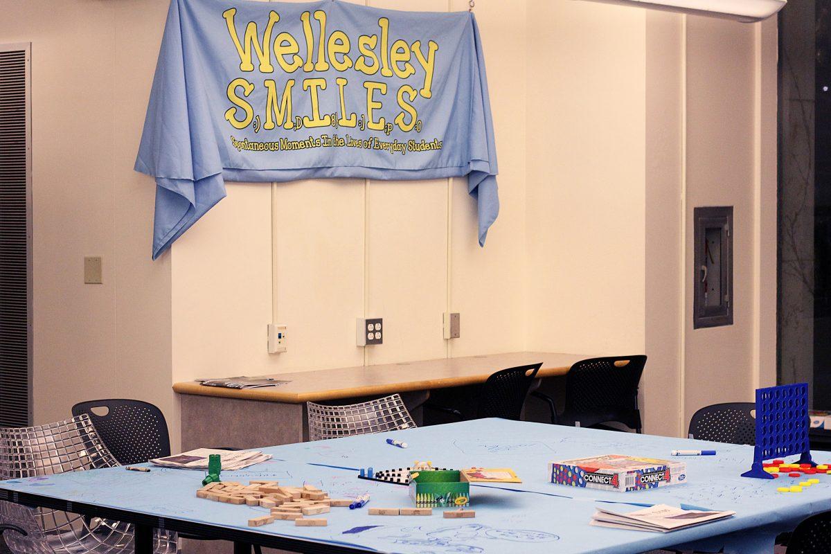 The SMILES space in Clapp serves as a meeting space for Active Minds. 