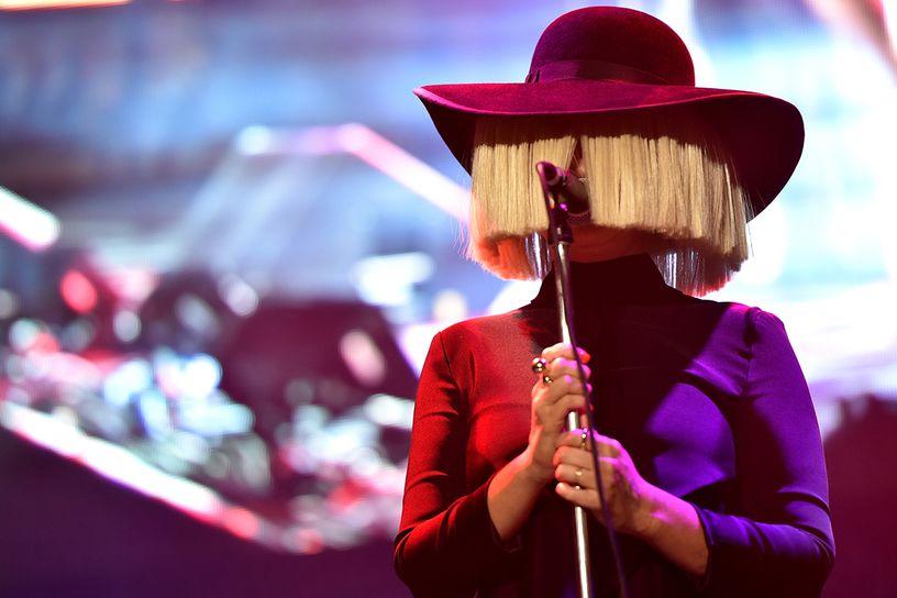 Sia performing “Alive” at An Evening with Women in Los Angeles. Photo courtesy of John Shearer/Getty Images