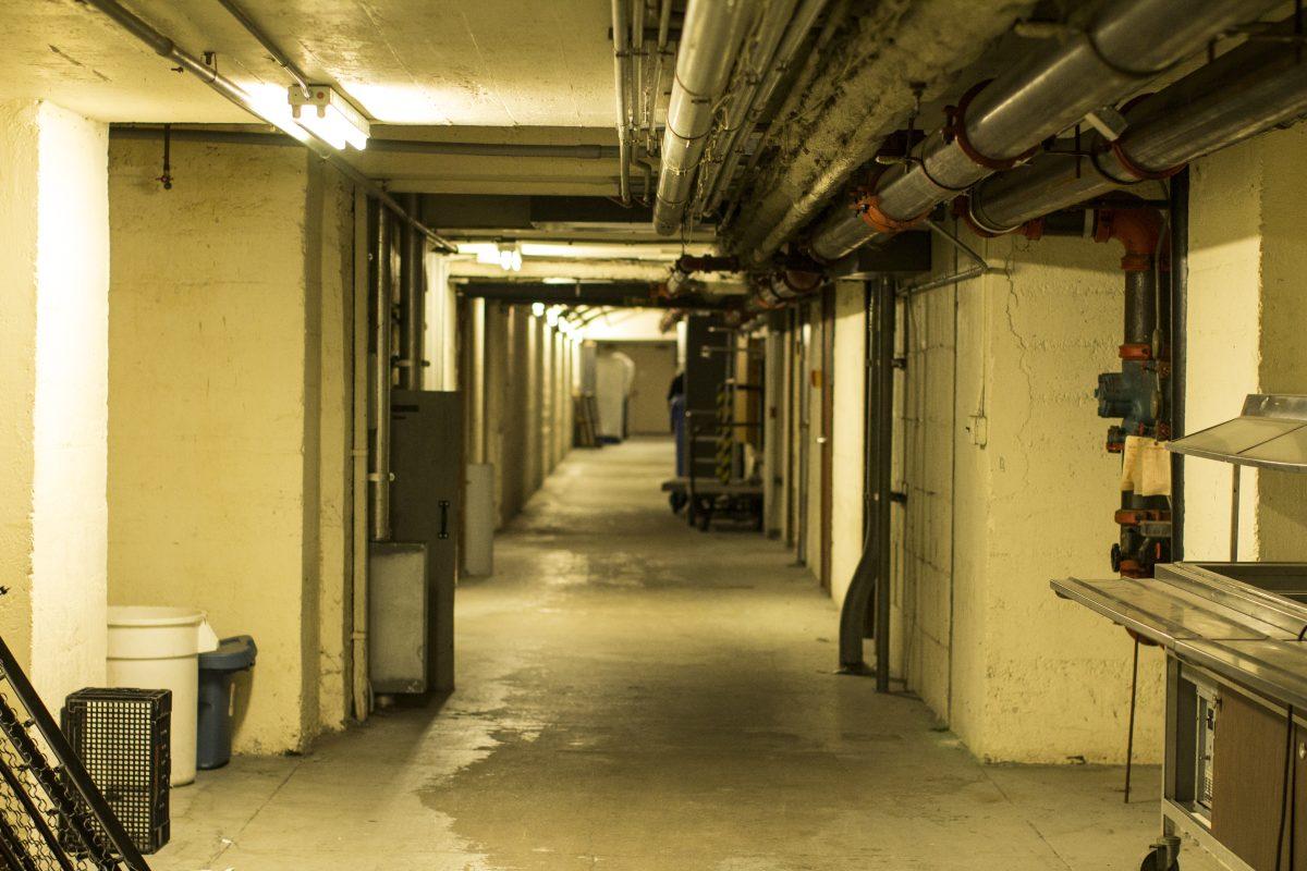 Tunnels under Tower Court. | Photo by Megan Stormberg '18, Photography Editor.