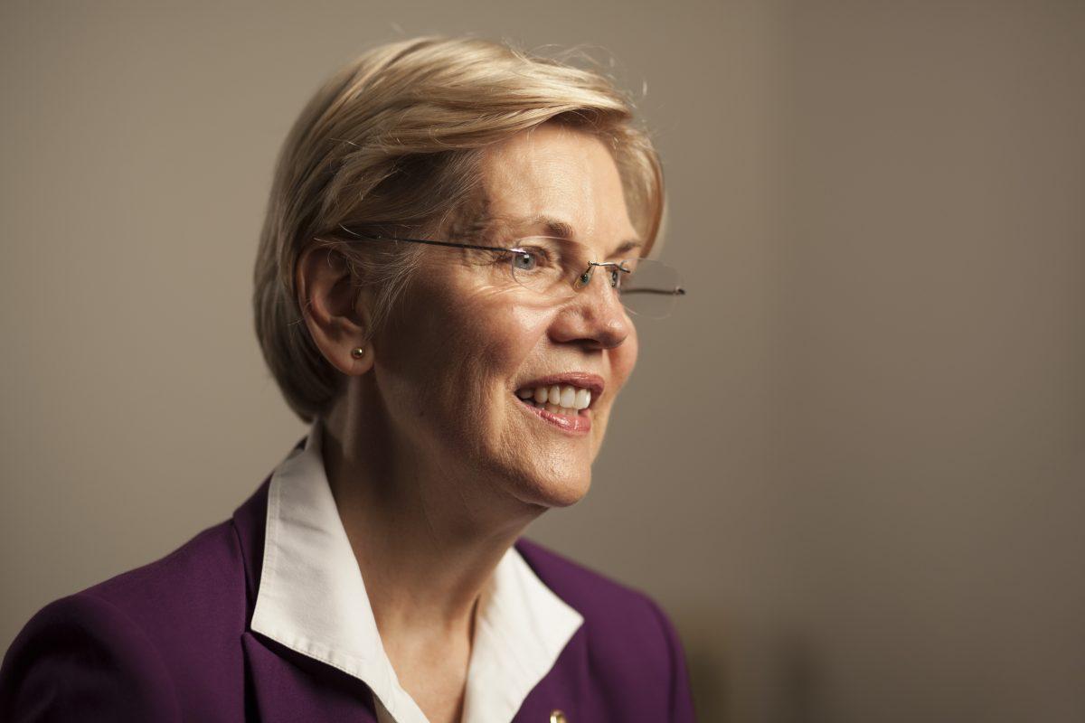 Elizabeth Warren is the current Senator of Massachusetts. | Photo by Audrey Stevens '17, Photography Editor