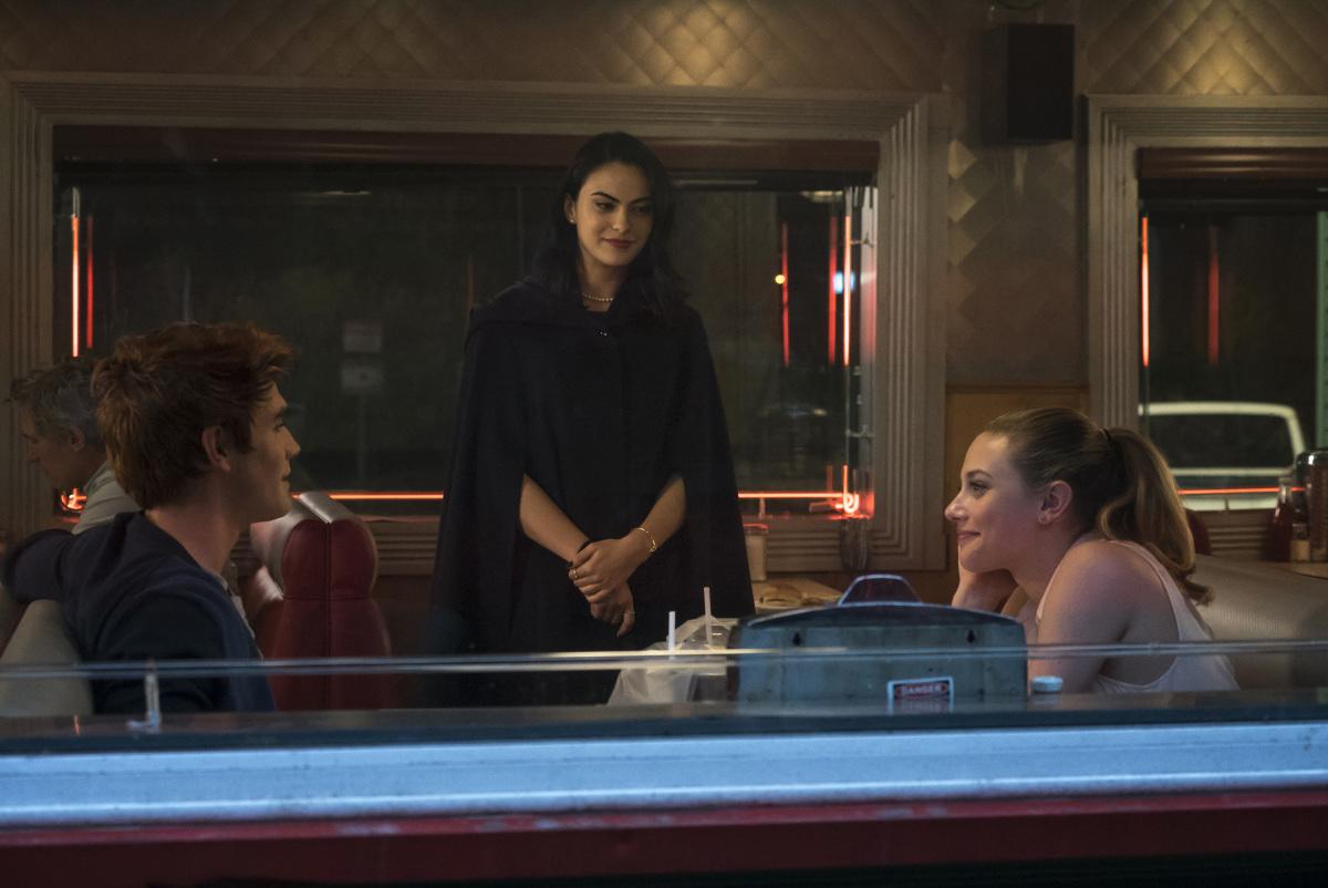 The original trio: Archie (K.J. Apa), Veronica (Camila Mendes) and Betty (Lili Reinhart)
Photo courtesy of The CW