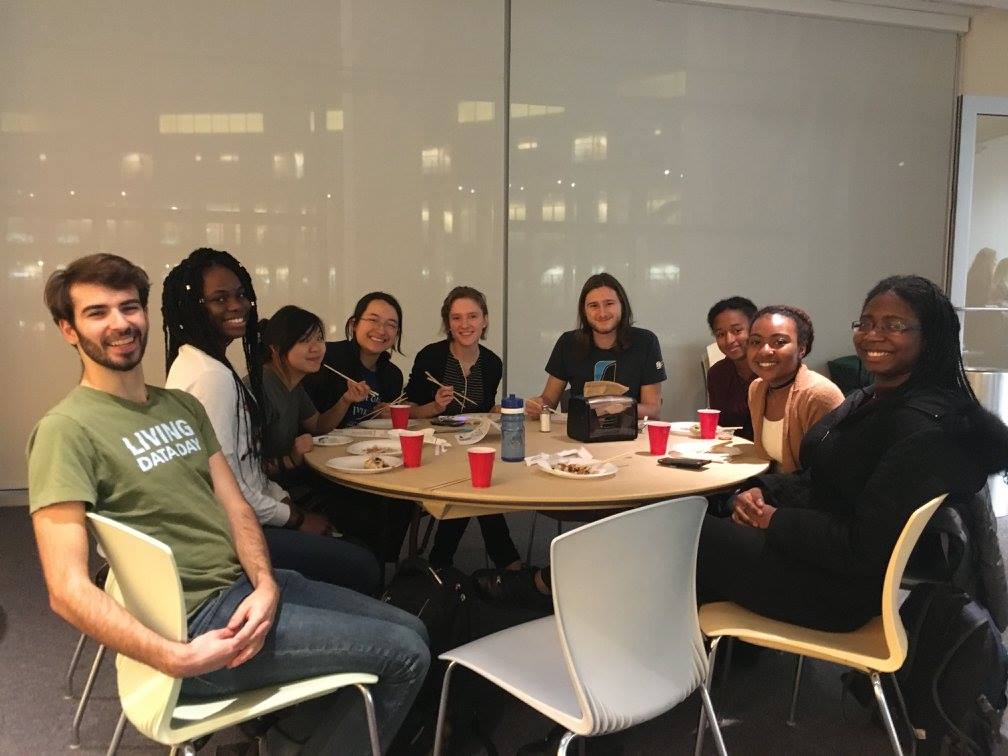 Students from all three institutions attend BOW Sushi night at Olin College. Photo courtesy of bow3colleges.org