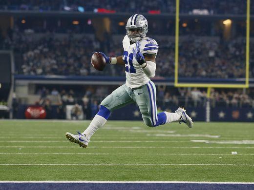 Ezekiel  Elliot  representing the Dallas Cowboys
Photo courtesy of USA Sports