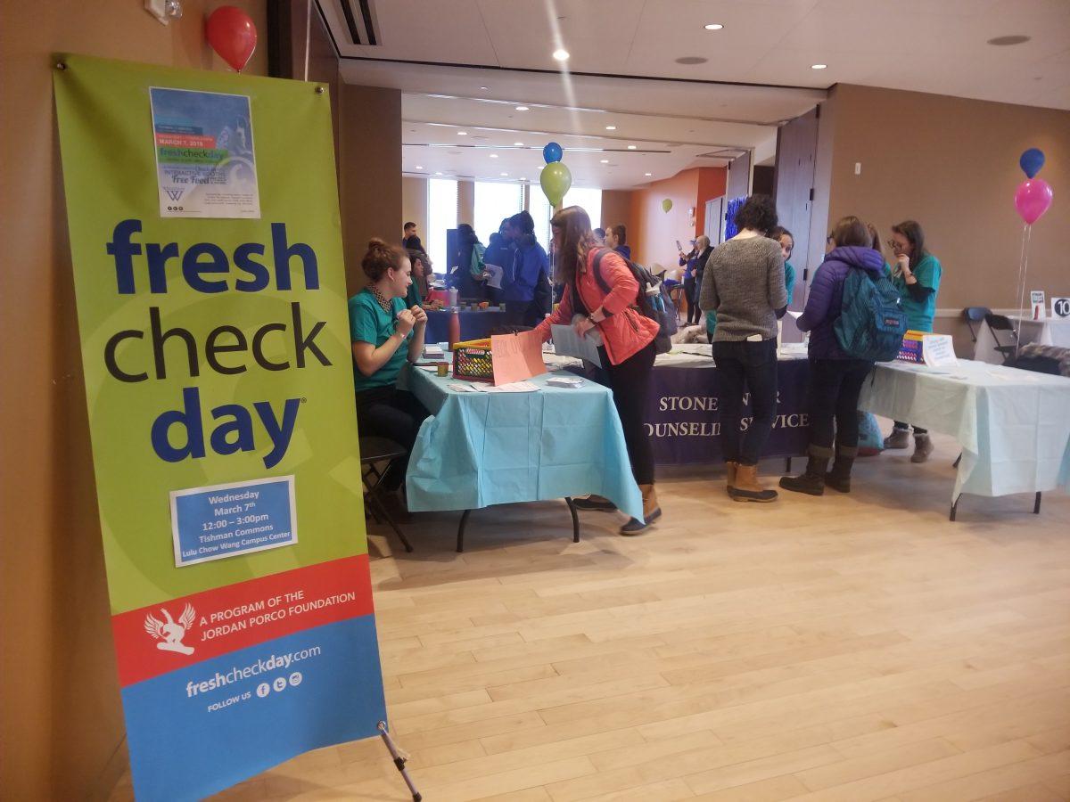 Third annual Fresh Check Day initiates wellness conversation on campus