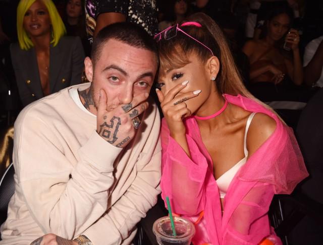 Ariana Grande with ex Mac Miller, who remained a close friend after the split Photo Courtesy of Jeff Kravitz/FilmMagic