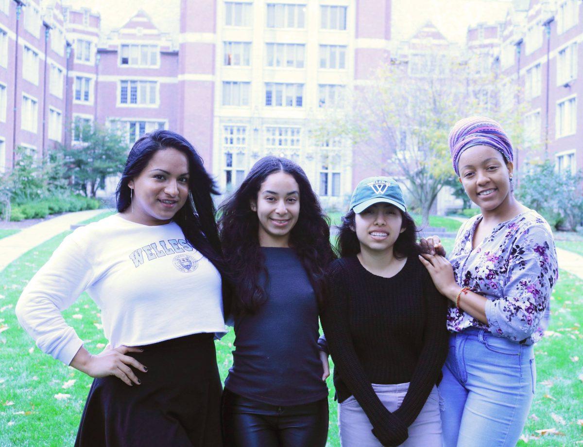 Love, Poggi, Garcia, and Alvarez are Wellesley's Kaplan Scholars Photo Courtesy of Sophie Wilson '21