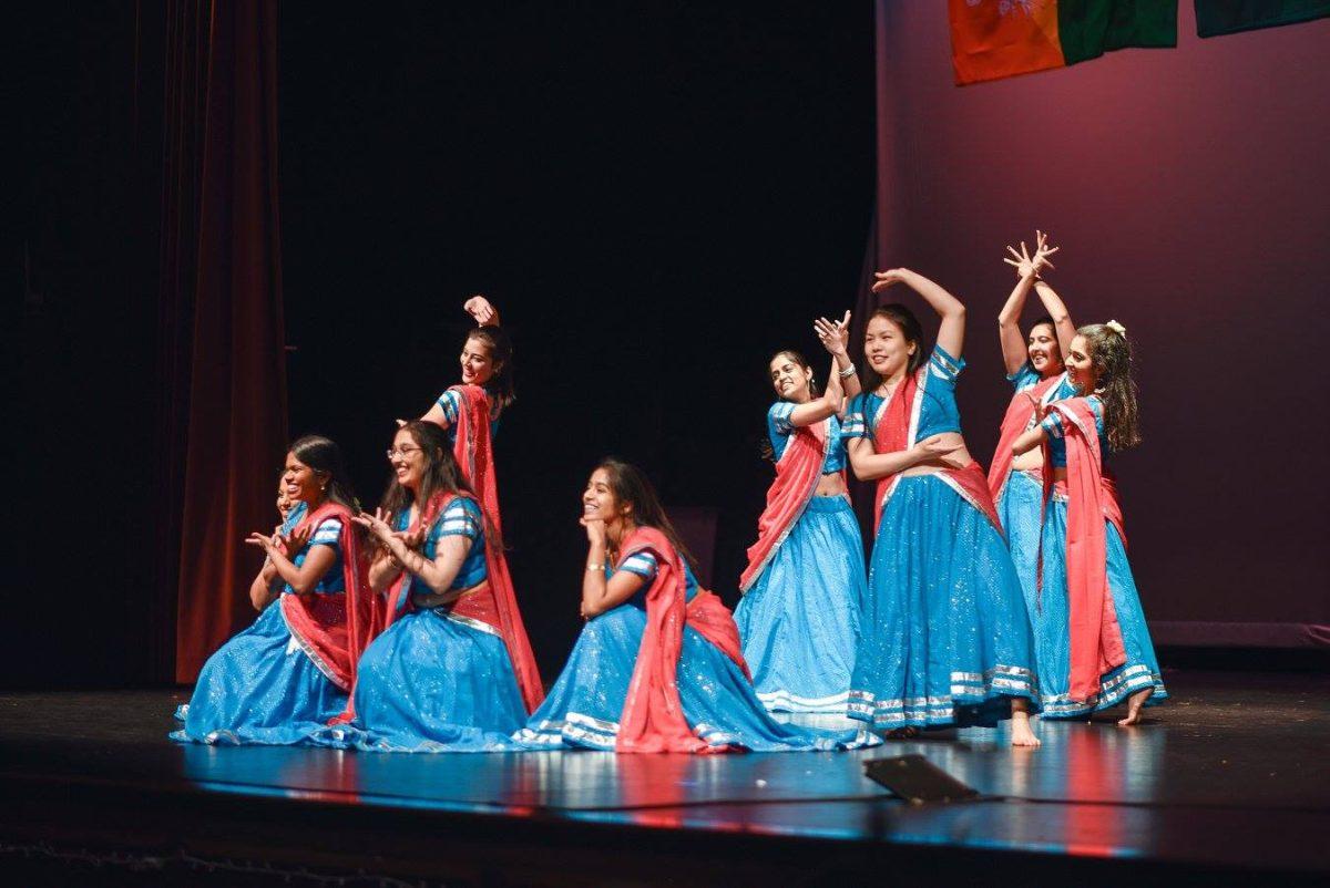 Students performing a South Indian dance at Shruti Laya in 2017 Photo Courtesy of WASAC