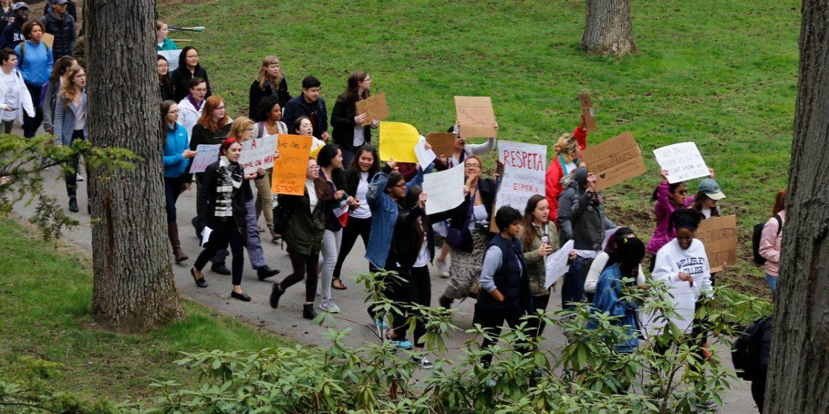 DACA Protest at Wellesley