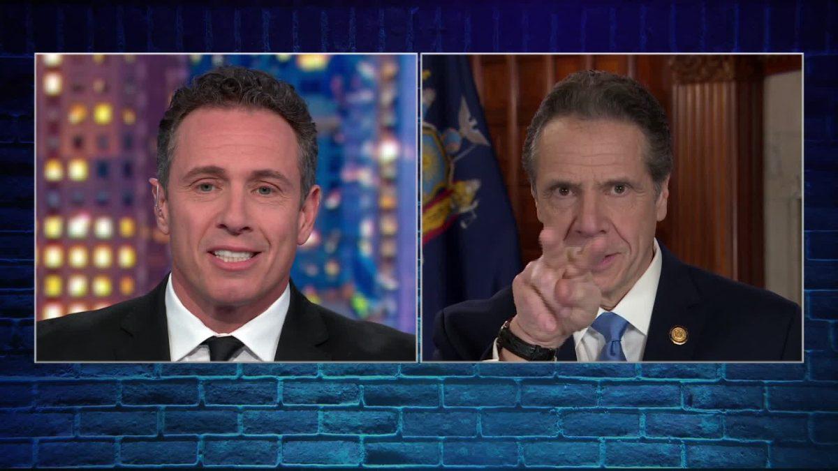 New York Governer Andrew Cuomo on his brother Chris Cuomo's show, 