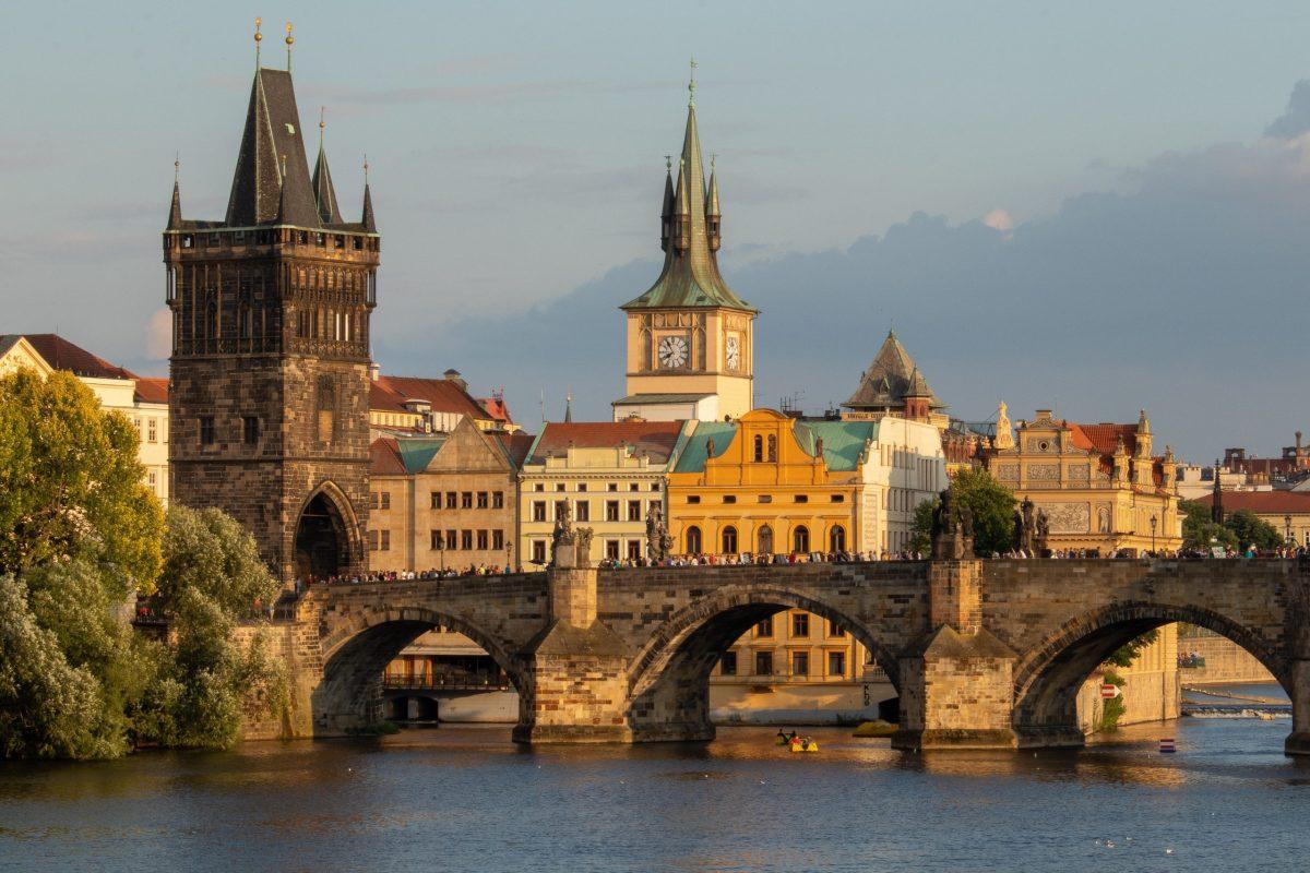 a bridge in Prague