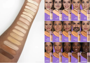 The Tarte Shape Tape Foundation range received critique for lack of diversity. Photo courtesy of Temptalia