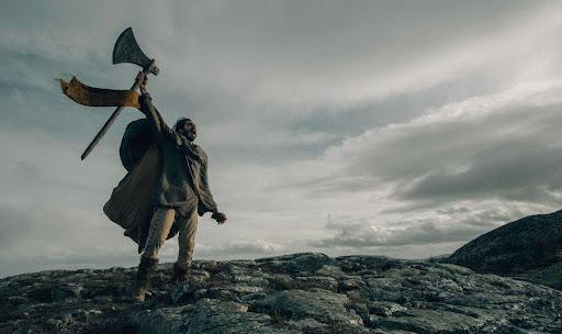 Dev Patel in "The Green Knight" (courtesy of Eric Zachanowich/A24 Films)