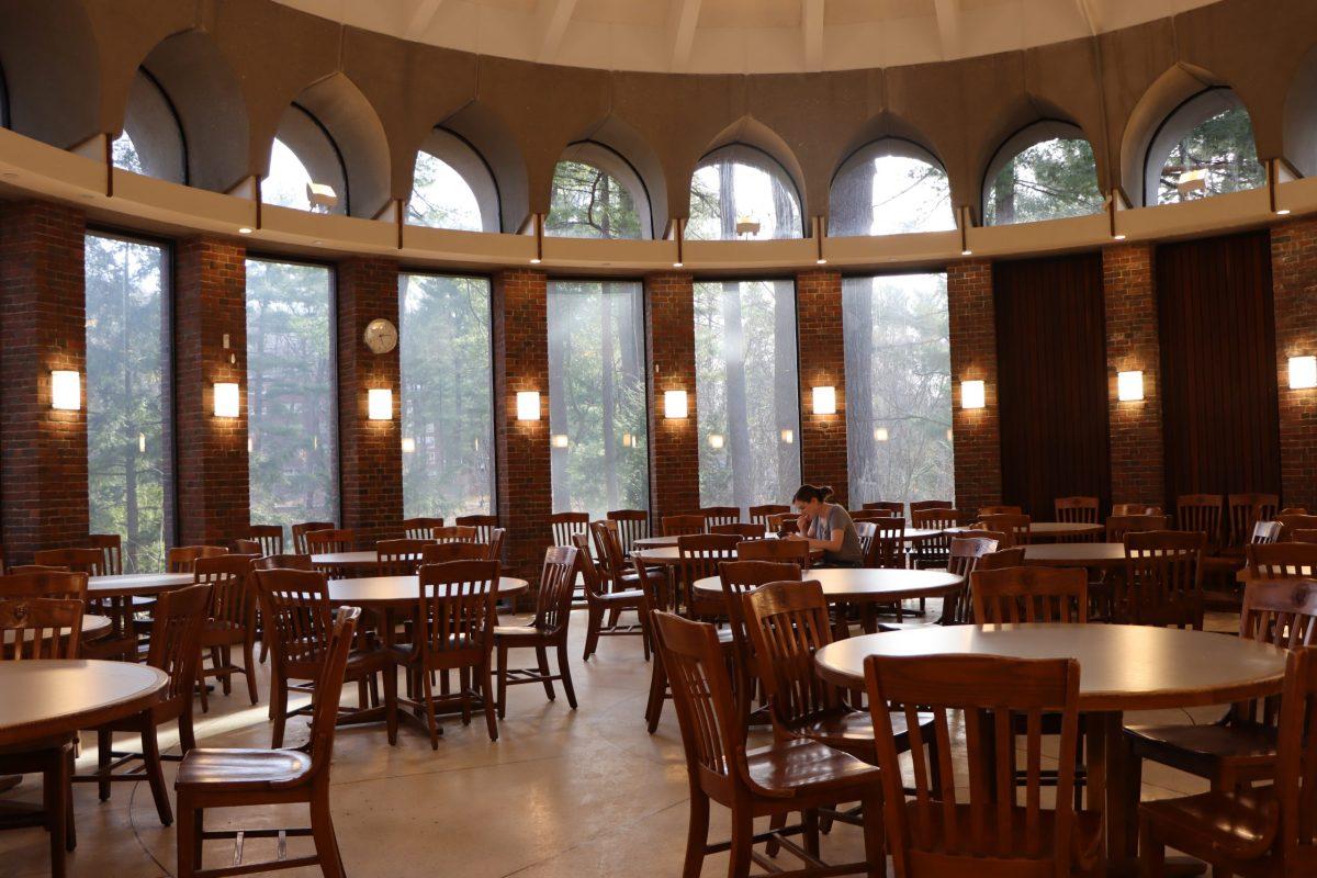 A view of the interior of the Stone-Davis dining hall. Photo courtesy of Serena Chan