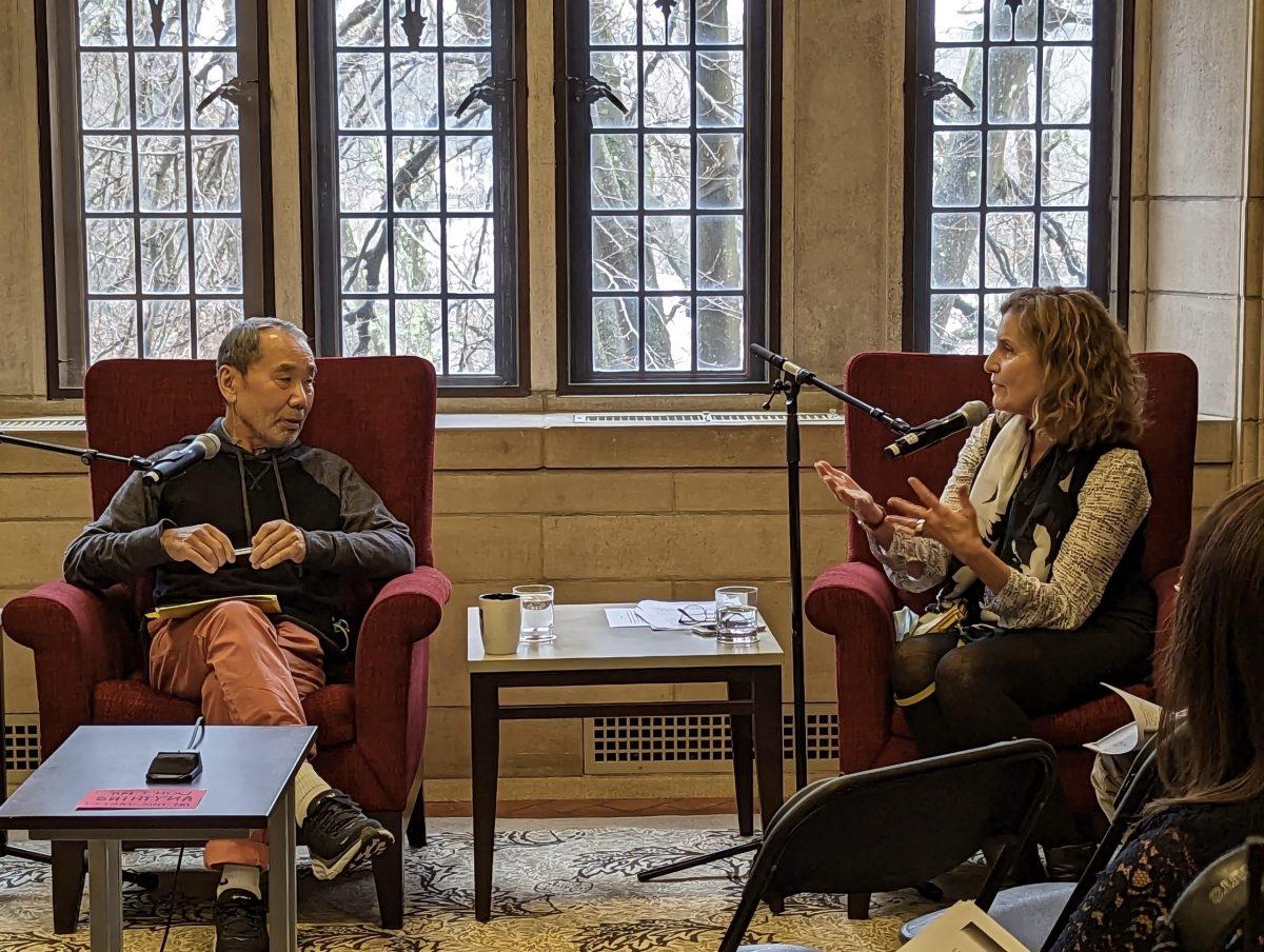 Haruki Murakami and Director of the Newhouse Center, Eve Zimmerman.


Photo Courtesy of Lauren Cote