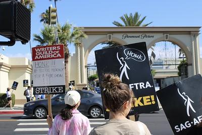 Writers and performers go on strike. Photo Courtesy to Flickr (Chris Long)