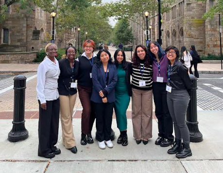 Members of Wellesley's MMUF Chapter at the Yale Conference. Photo courtesy of Luna Rosas.