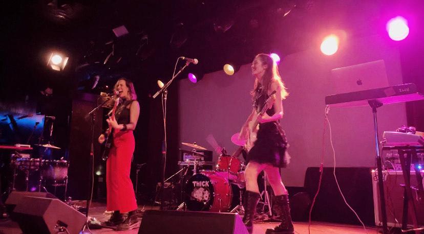 THICK energetically plays at Paradise Rock Club. Photo Courtesy of Norah Catlin. 