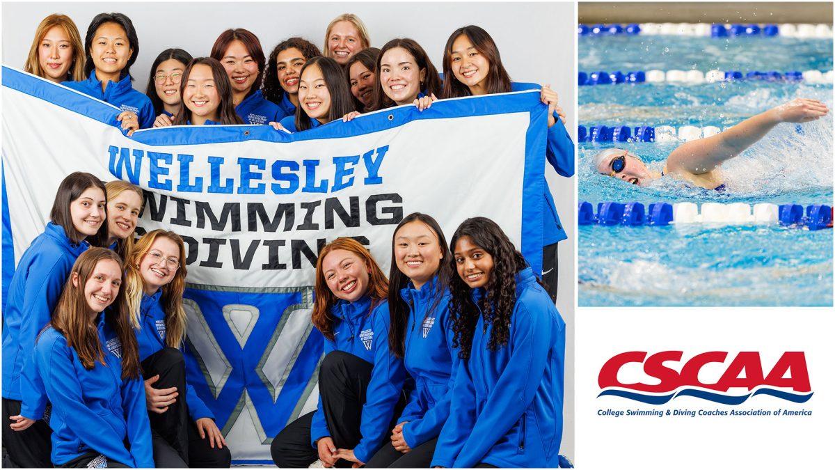 The Wellesley Swimming and Diving Team