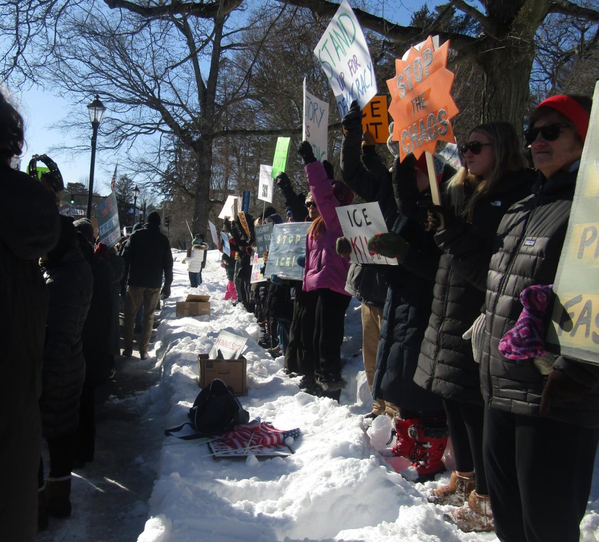 Low temperatures & high stakes: The personal stories behind a local anti-ICE protest