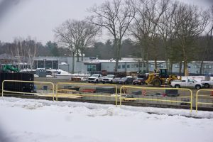 Babson College has undertaken several large capital projects including the Herring Family Entrepreneurial Leadership Center, completed in 2024. (Dylan Burmeister photo)