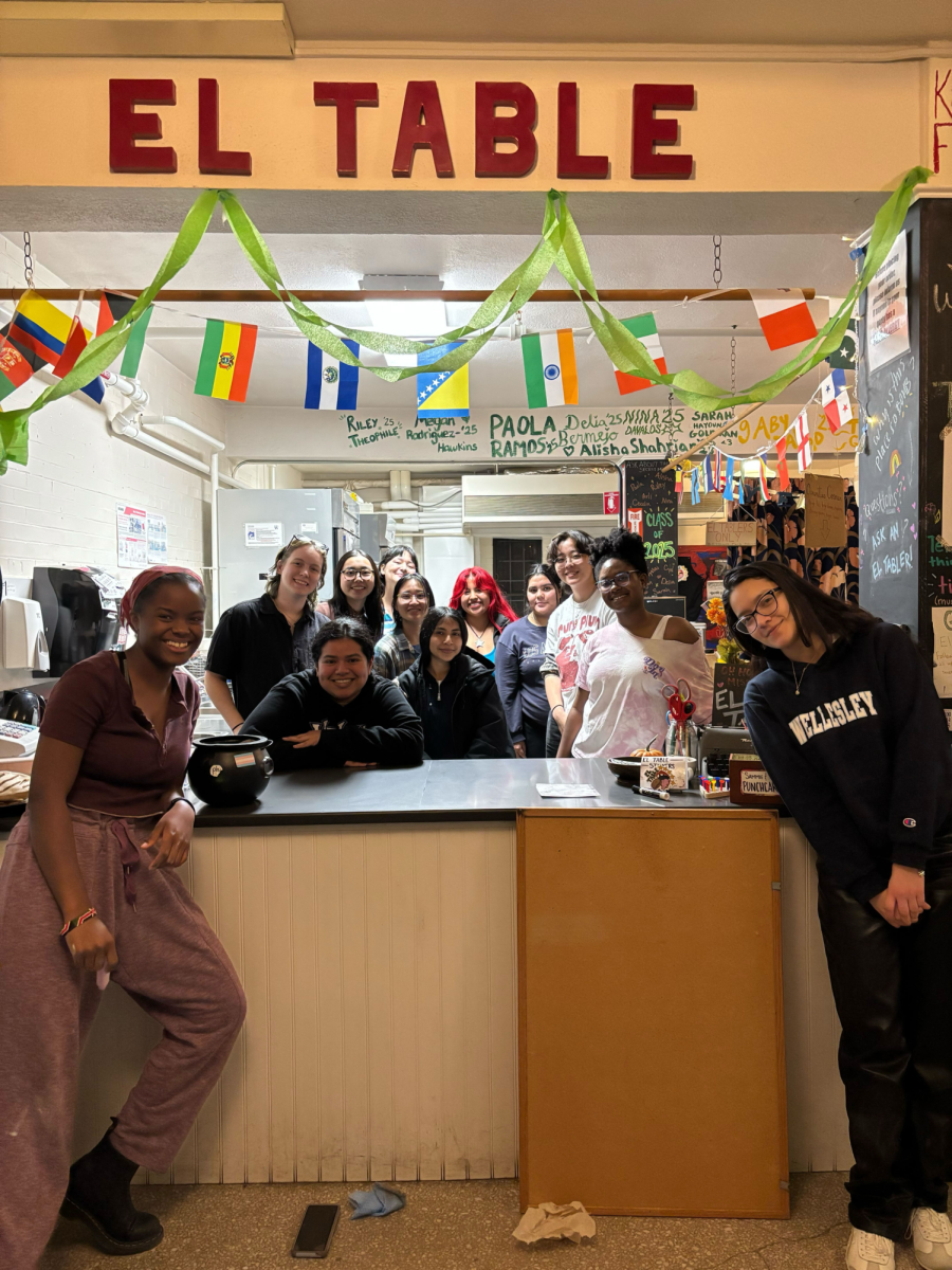 Members of El Table posing in the co-op in Founders.