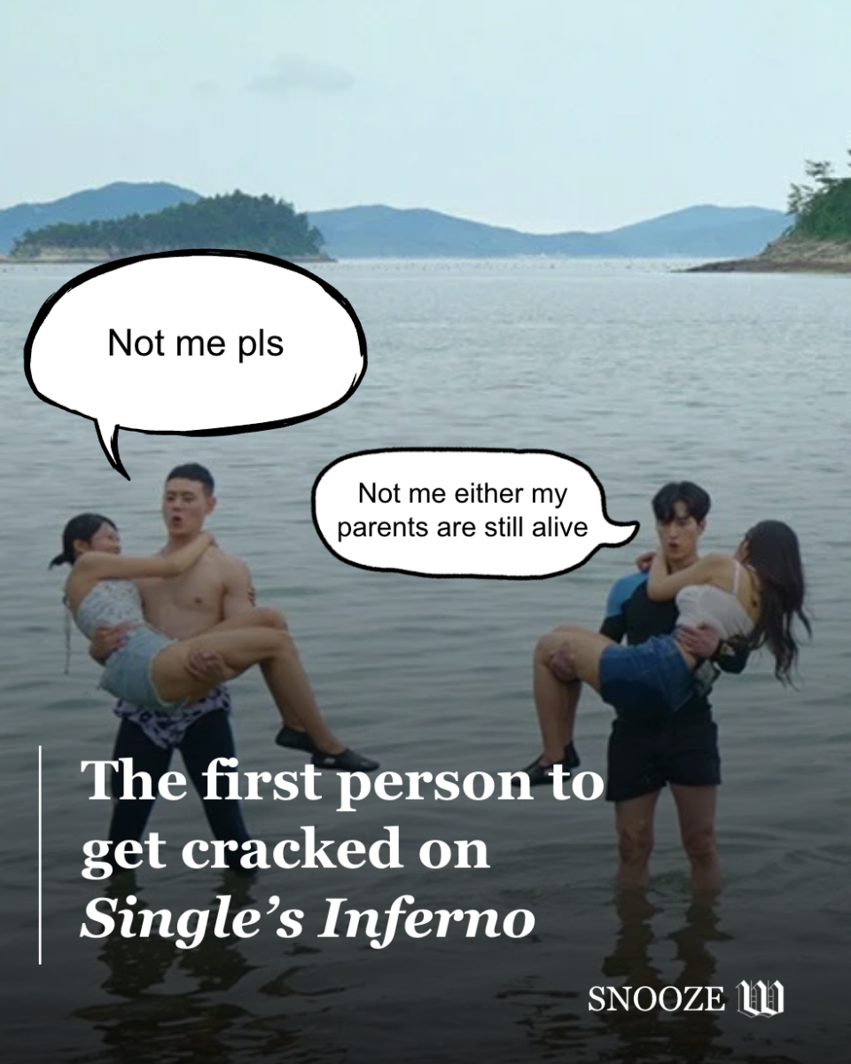 The first person to get cracked on Single’s Inferno